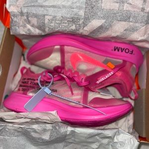 Nike Off-White x Zoom Fly SP 'Tulip Pink' Sneakers